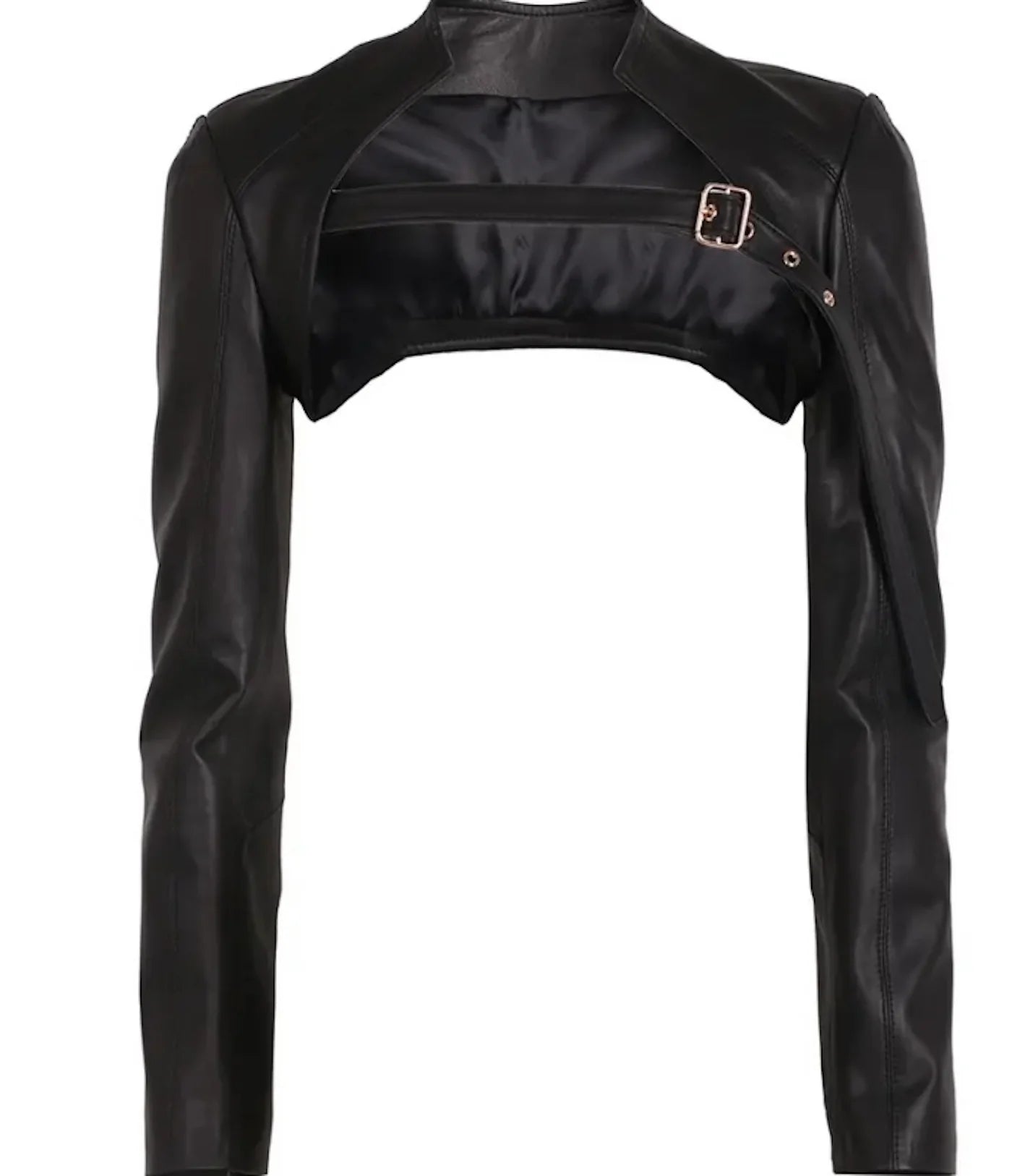 Leather shrug retailers bolero