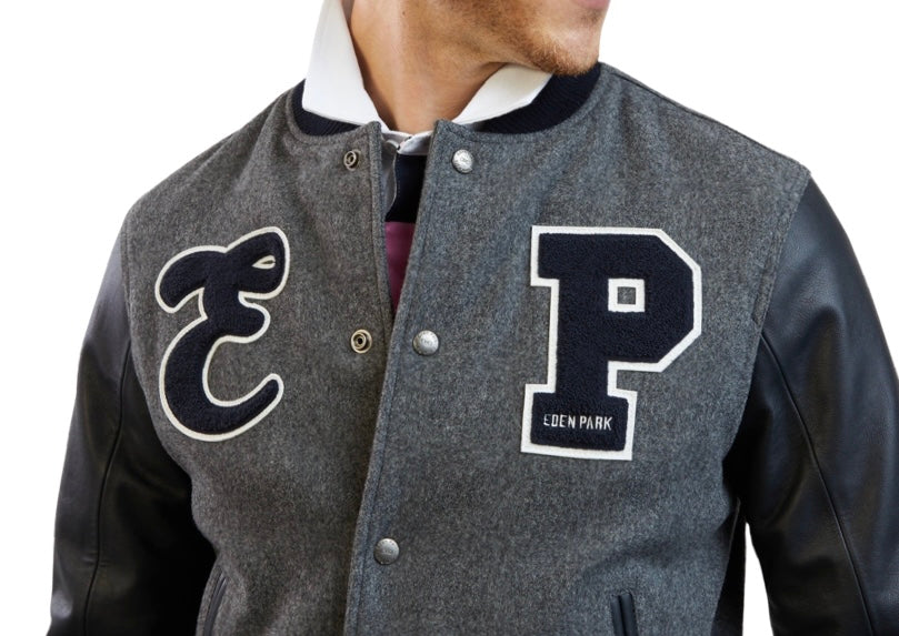 Gray Varsity Jacket