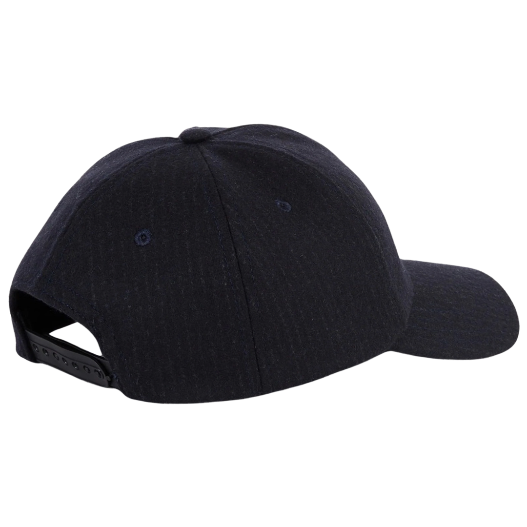 Dark blue cap with faded stripes