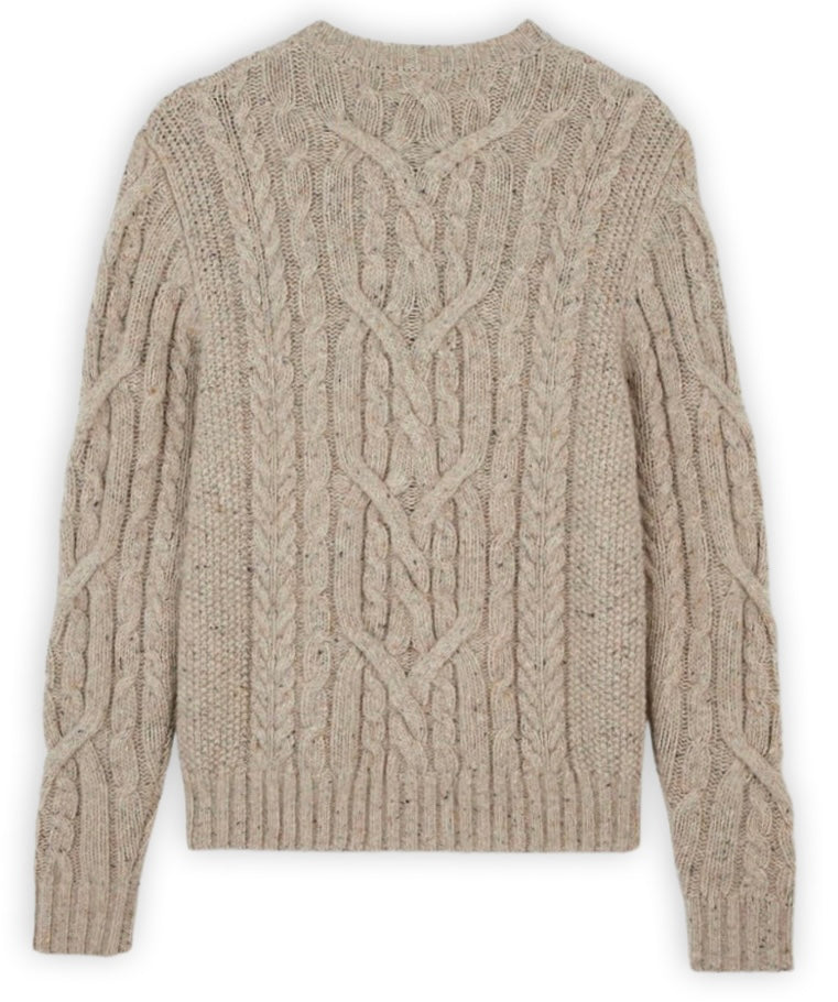Cable knit jumper
