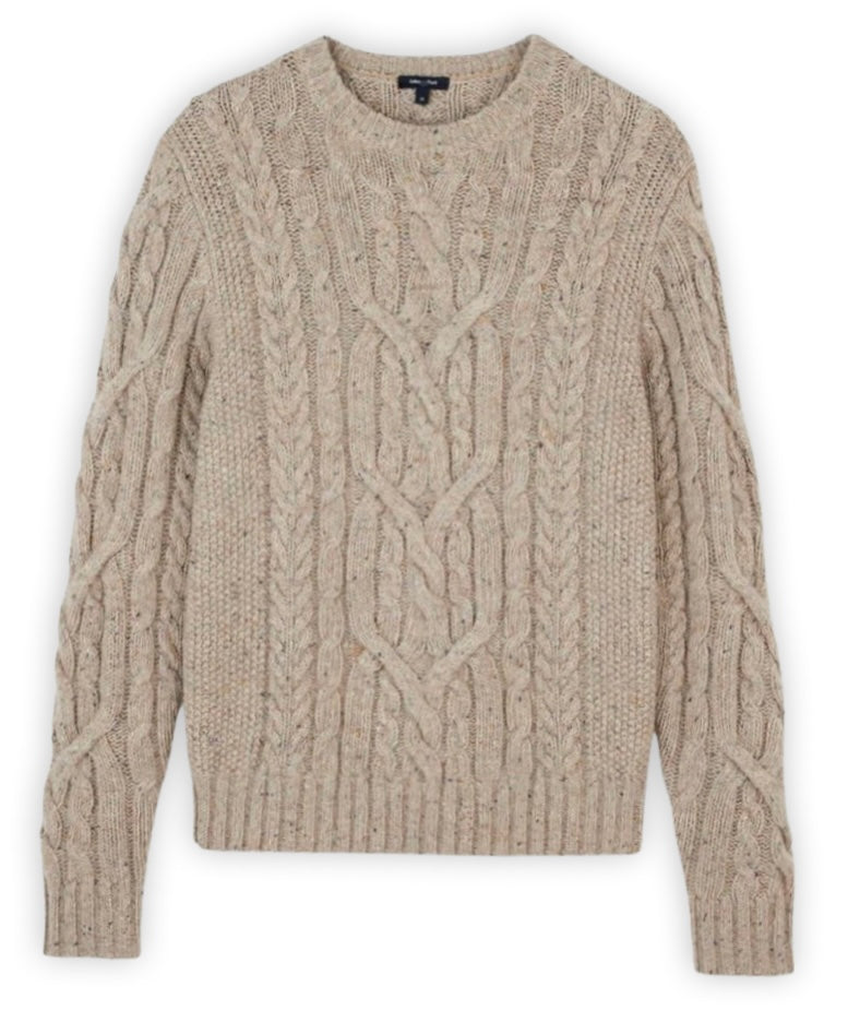 Cable knit jumper