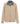 Beige zip-neck jumper in ribbed knit