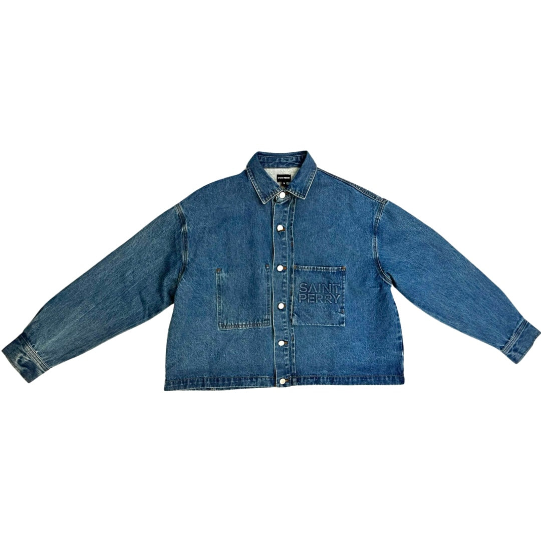 Crop Denim Shirt