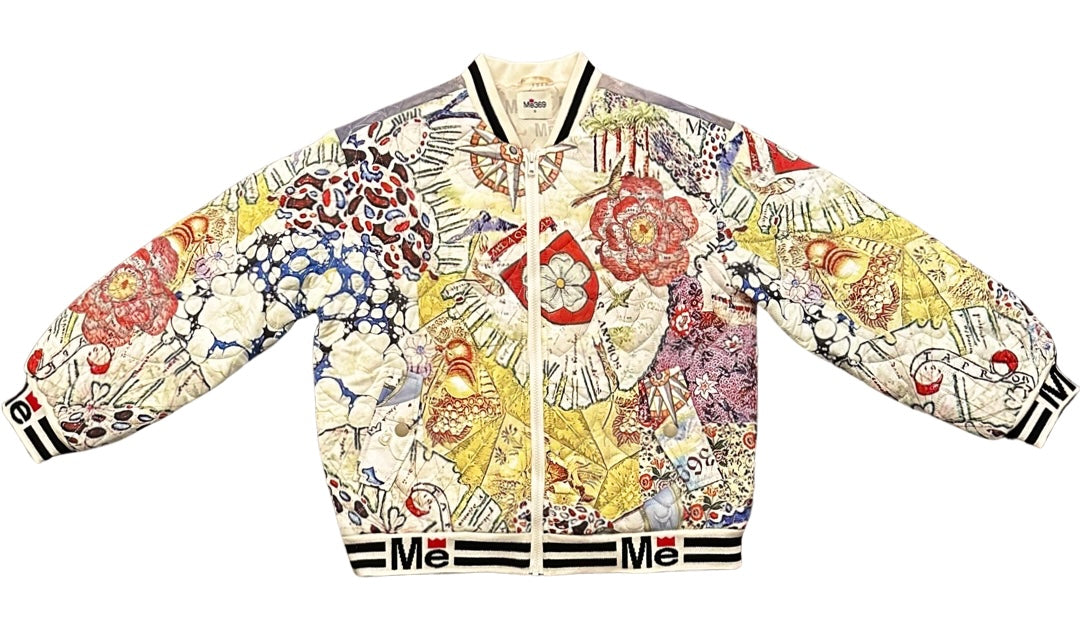 Golden Rose Bomber Jacket