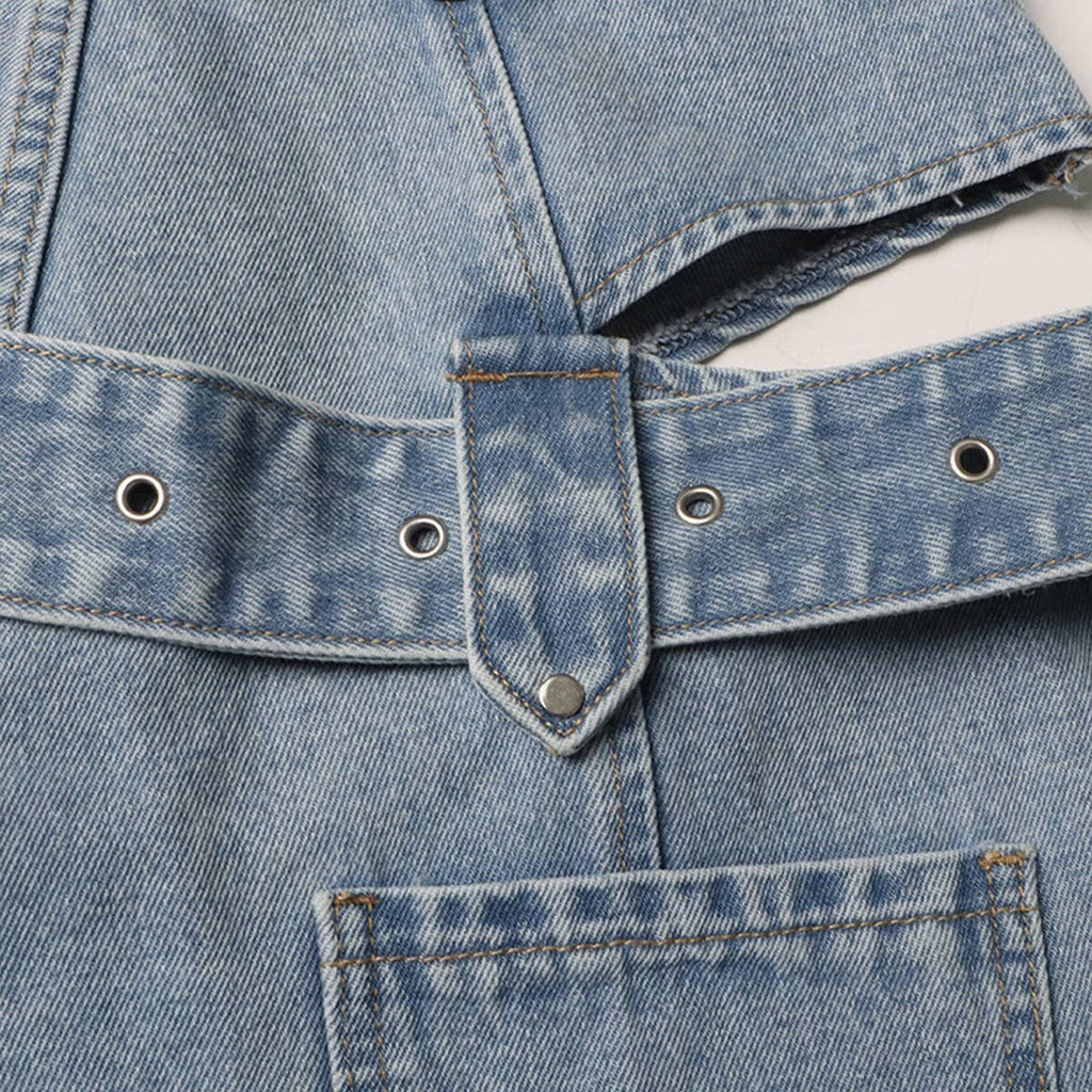 EXPOSED WAIST JEAN