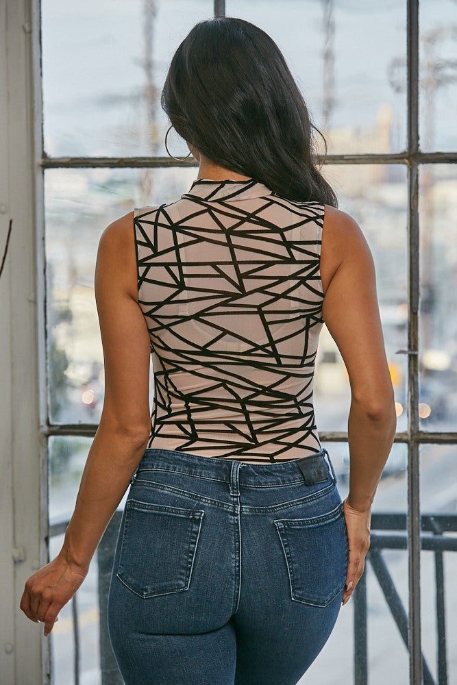 Abstract bodysuit