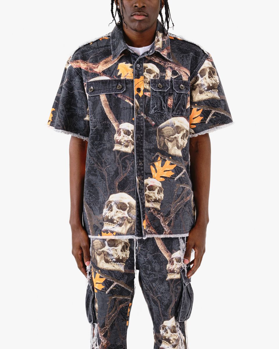 Distressed Skull Shirt