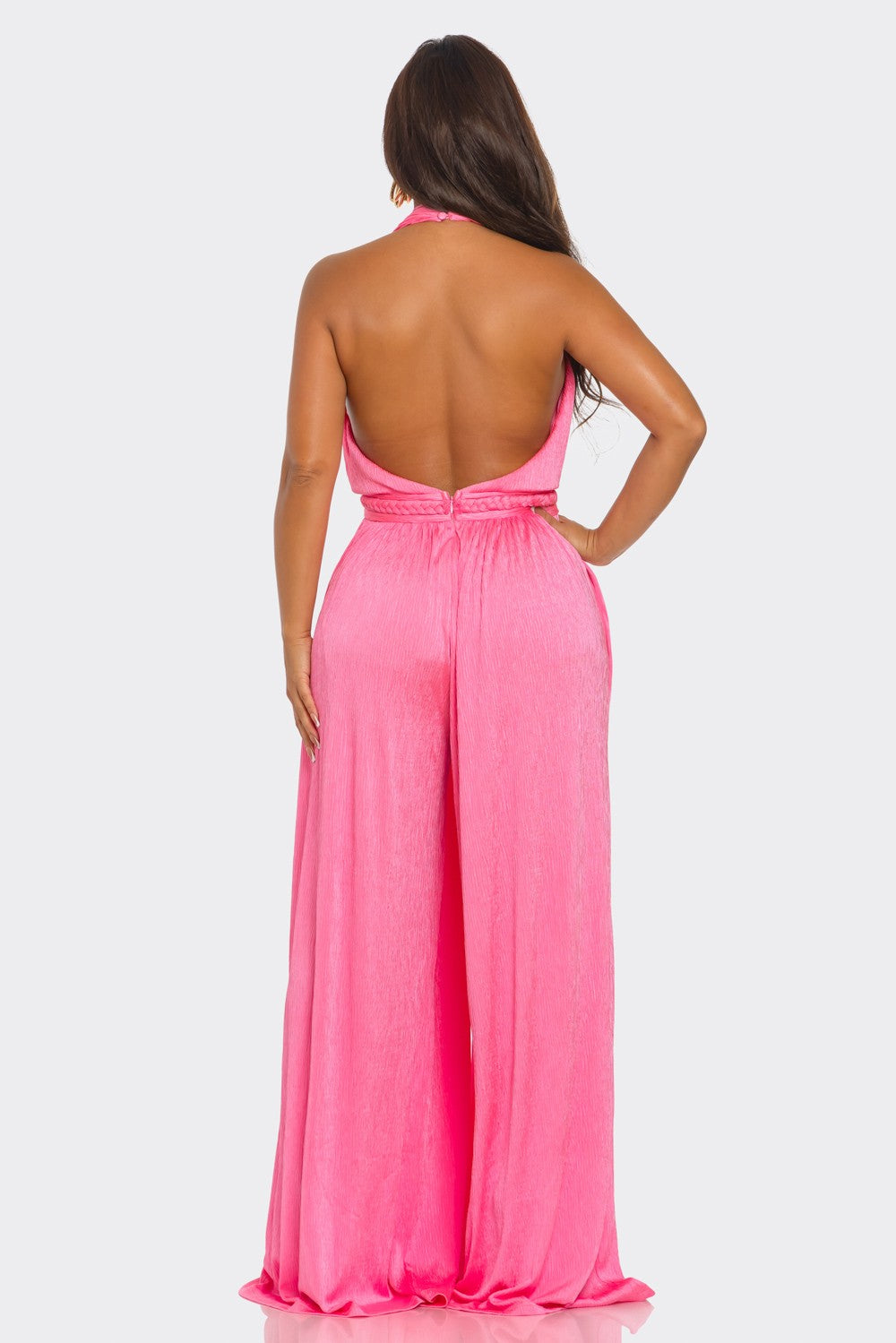 Deep V Jumpsuit