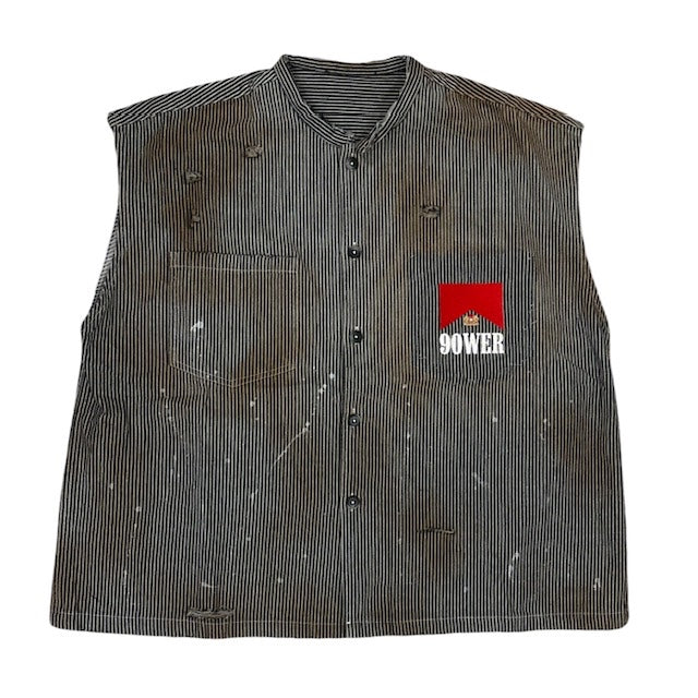 90WER Sleeveless Distressed
