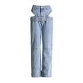 EXPOSED WAIST JEAN