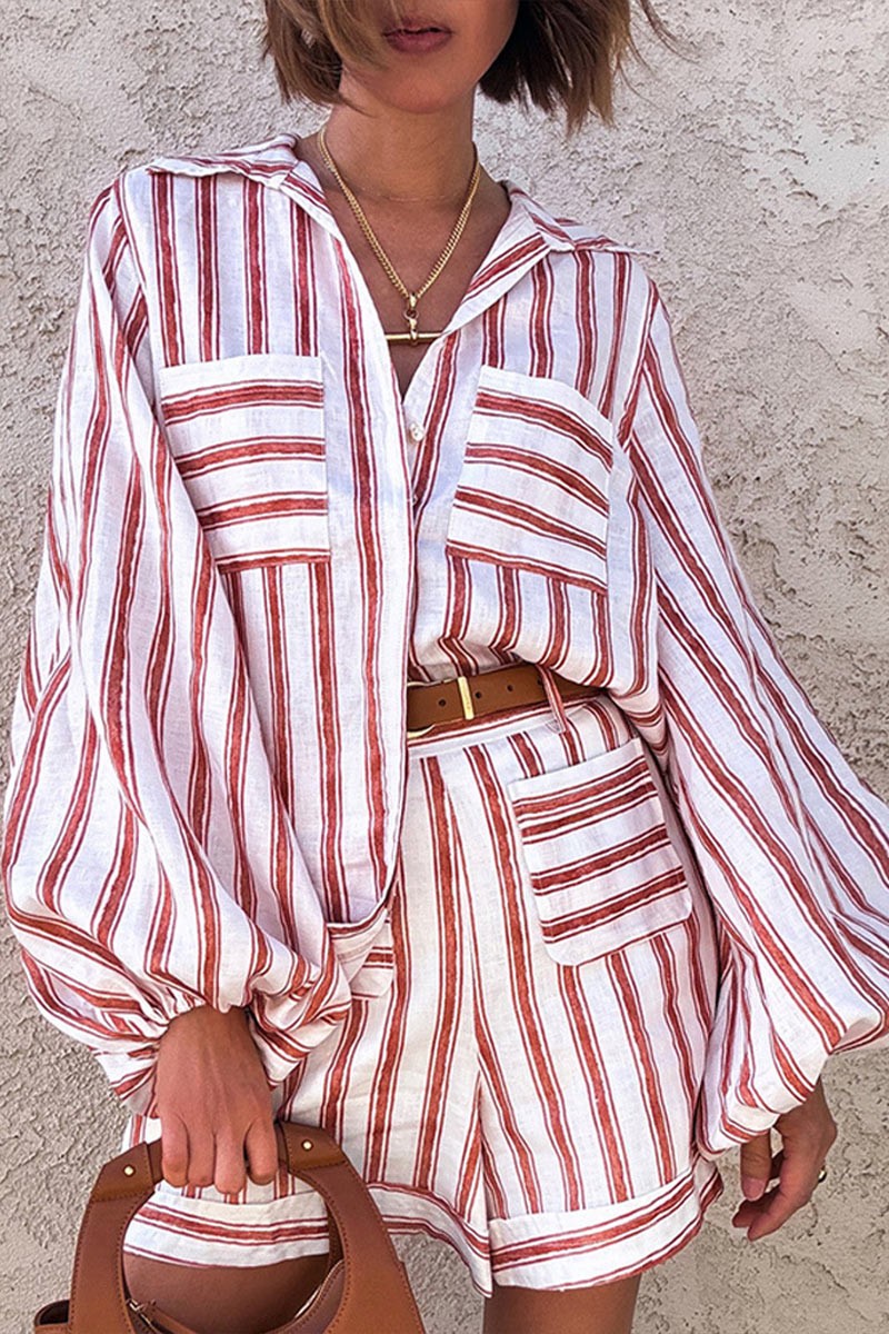 Stripes Short Set