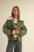 Fur Collared Bomber jkt