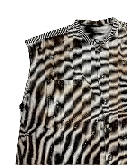90WER Sleeveless Distressed