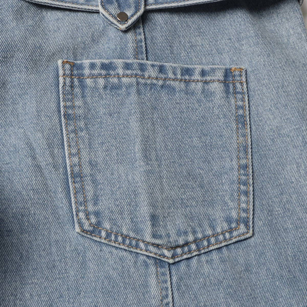 EXPOSED WAIST JEAN