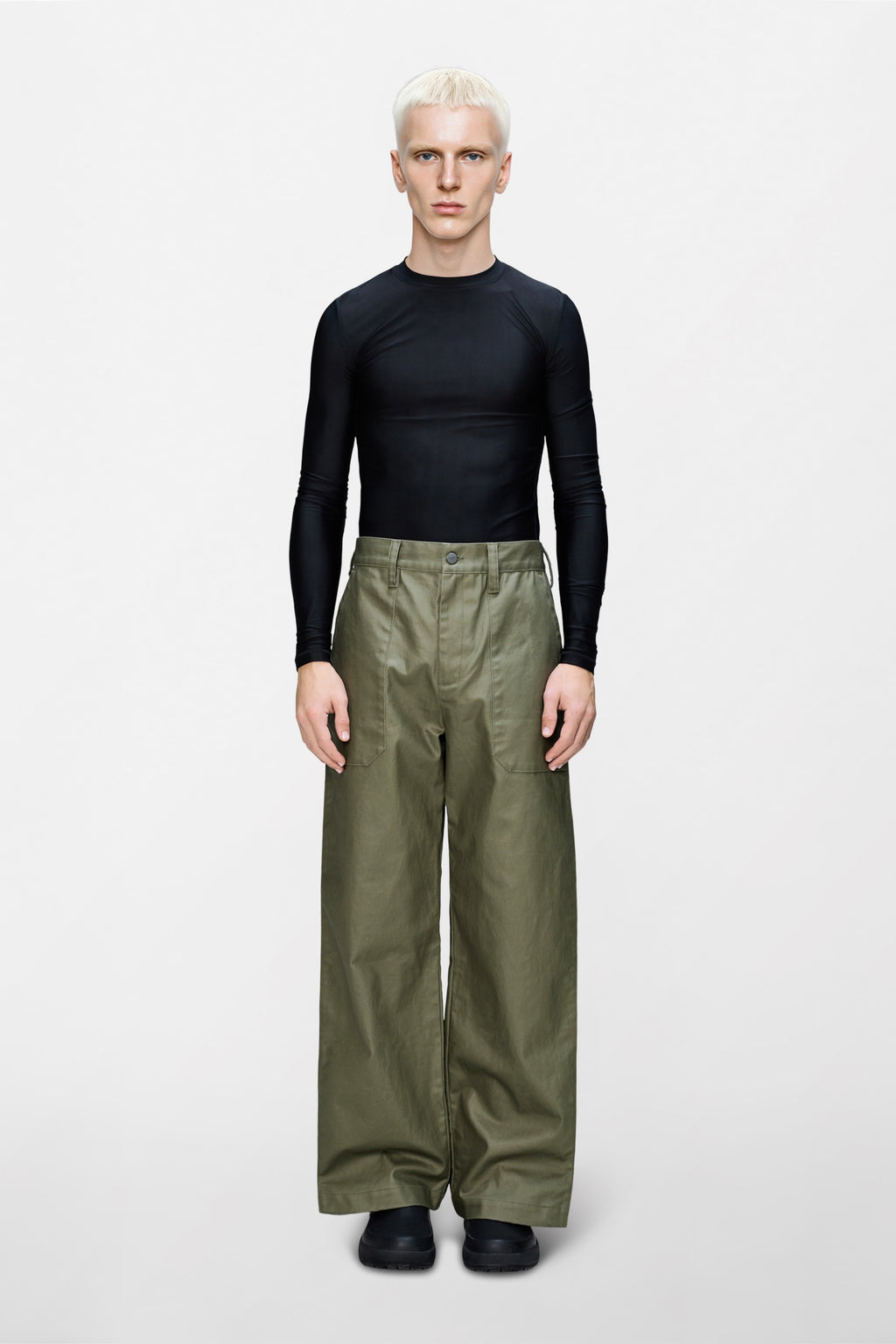 Heavy Weight Woven Straight Pants