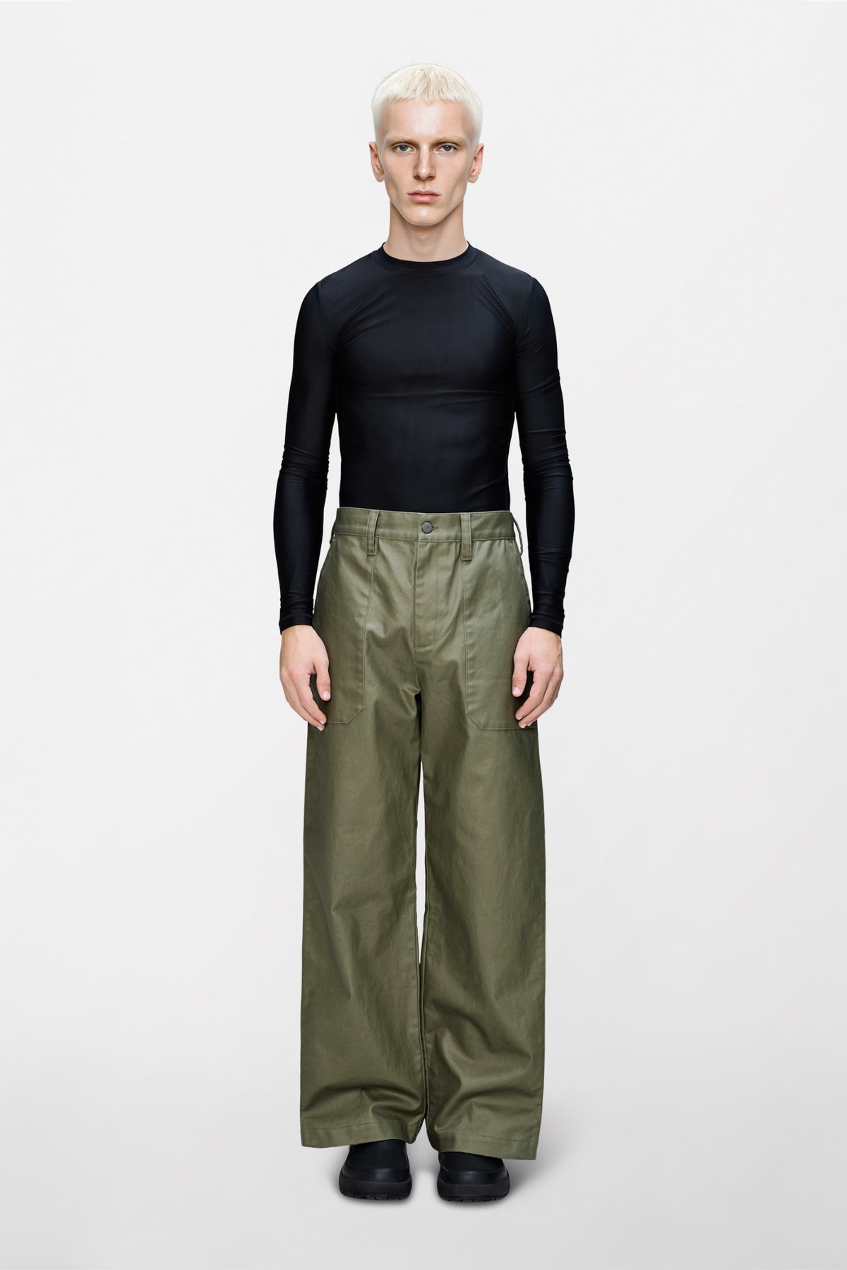 Heavy Weight Woven Straight Pants