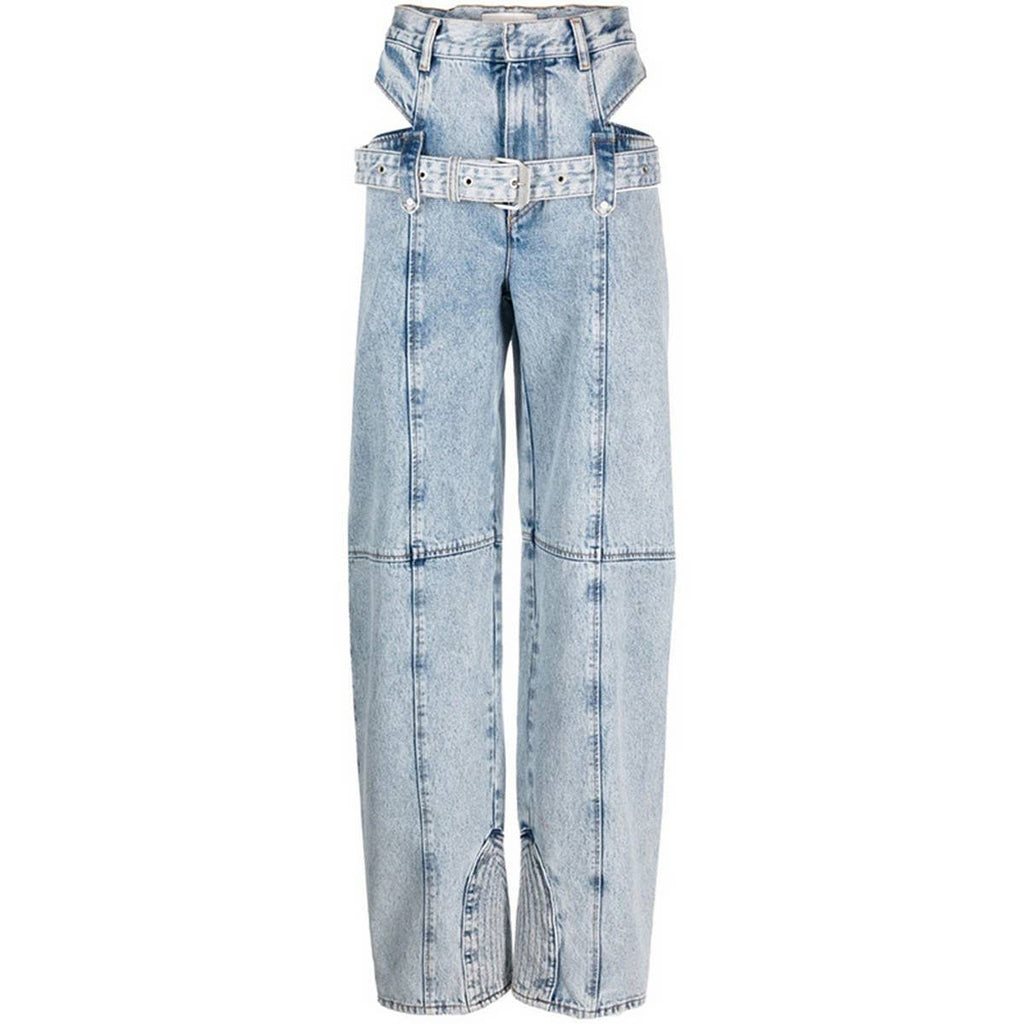 EXPOSED WAIST JEAN