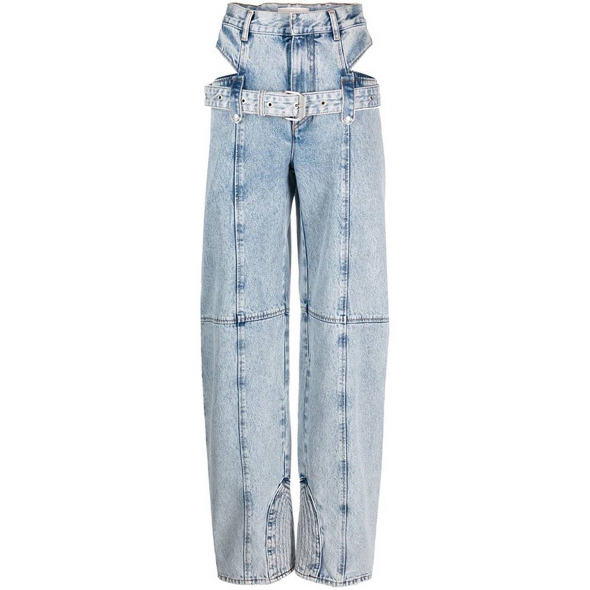 EXPOSED WAIST JEAN